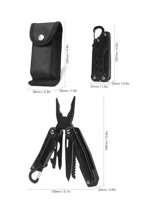 Loquat 10-In-1 Multitool Pliers 12x5x5.5cm - Image 2