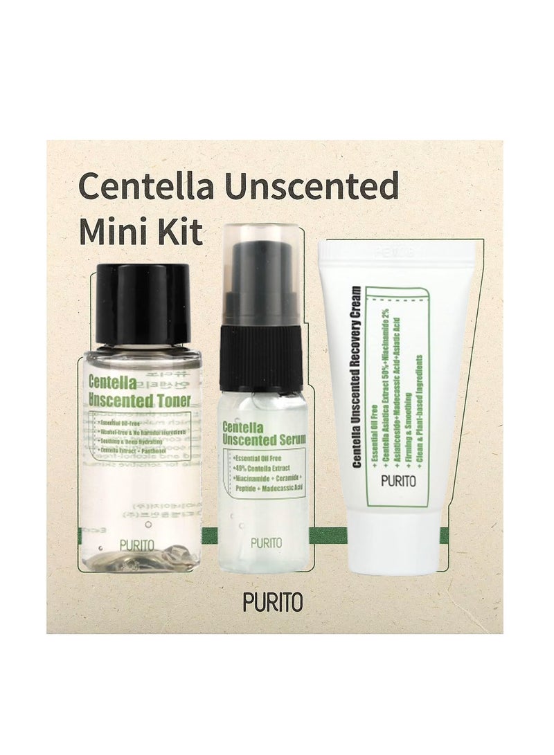 بوريتو مجموعة سنتيلا صغيرة غير معطرة ، مجموعة من 3 قطع