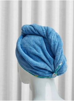 lanozan Hair Towel Size 75*28*1.5cm Blue  - Image 3