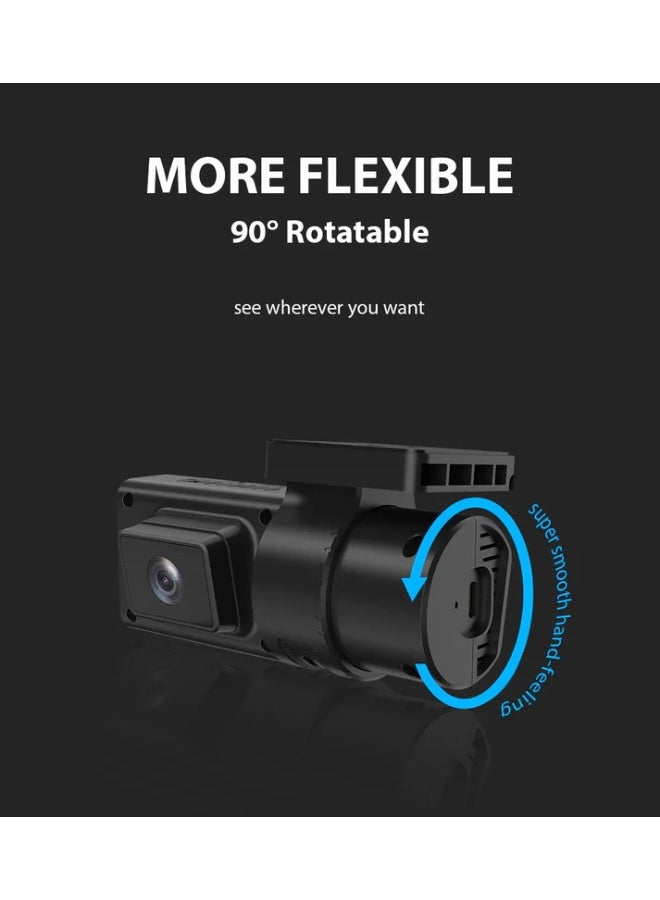 كروني جهاز كروني JC181 4G LTE ثنائي الكاميرا لتتبع المركبات عبر نظام تحديد المواقع العالمي (GPS) مع فيديو مباشر وإدارة الأسطول للشاحنات التجارية الخفيفة والشاحنات. - Image 4