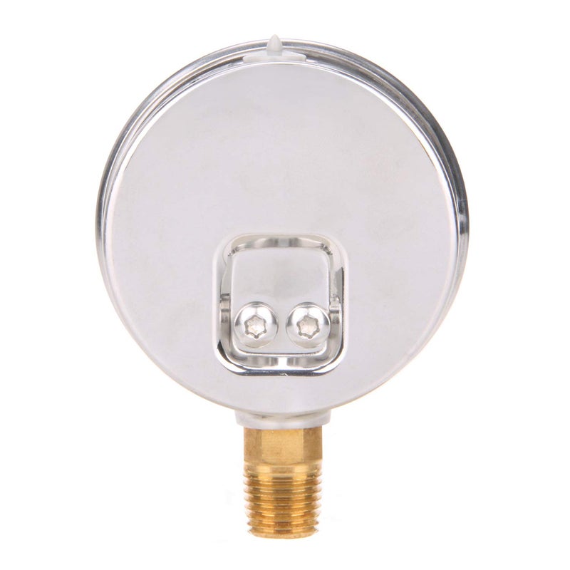 MEASUREMAN Tridicator, Thermo-Manometer, 2-1/2", Silicone Oil Filled, 0-160psi/30-250 deg F, Stainless Steel Case, 1/4" NPT Lower Mount Pressure Gauge - Image 5