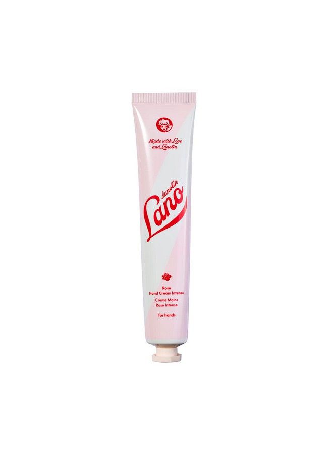 Hand Cream Intense Rose Hydrating Hand Lotion With Lanolin Vitamin E + Shea Butter Great For Dry Cracked Hands + Cuticles Crueltyfree Vegetarian (50Ml 1.69 Fl Oz)