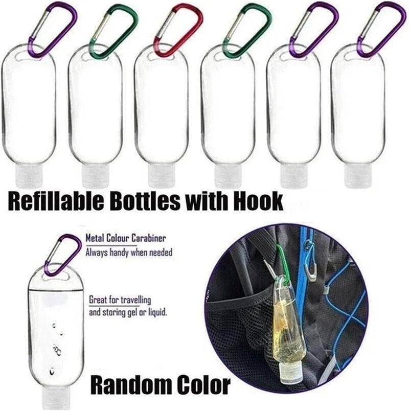 Travel Containers For Toiletries 40Pcs Mini Sanitizer Gel Hang Bags - Outdoor Travel Bottle Holders - Image 4