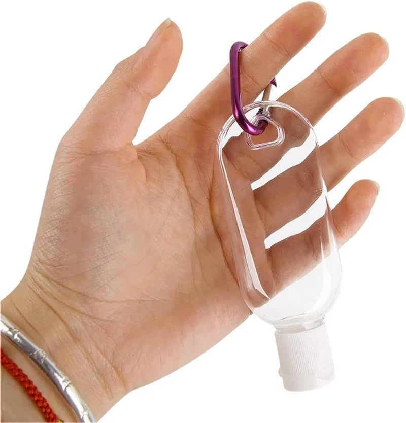 Travel Containers For Toiletries 40Pcs Mini Sanitizer Gel Hang Bags - Outdoor Travel Bottle Holders - Image 2