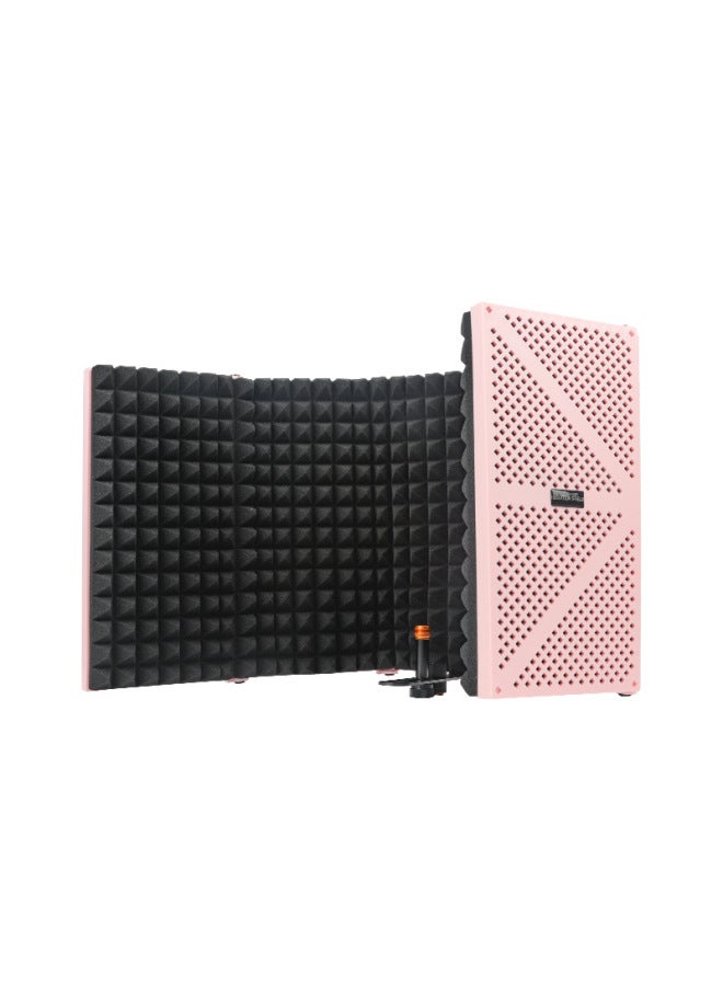 Live Broadcast Karaoke Condenser Microphone Sound Insulation Cotton Sound Absorption Cotton Microphone Sound Insulation Board Wind Screen Five Door Sound Insulation Cover - Image 5