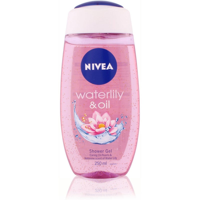 Nivea Shower Gel - Waterlily & Oil, 250ml Bottle - Image 1