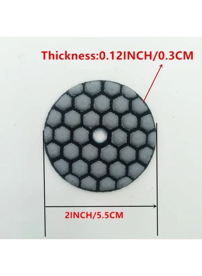 2Pcs 2 Inch 1500 Grit Diamond Dry Polishing Pads For Marble Granite Stone - Image 4