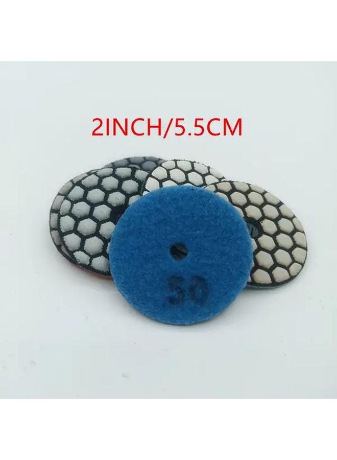 2Pcs 2 Inch 1500 Grit Diamond Dry Polishing Pads For Marble Granite Stone - Image 2