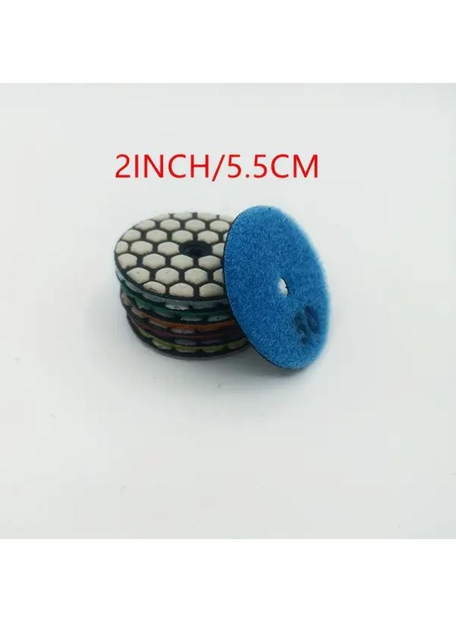 2Pcs 2 Inch 1500 Grit Diamond Dry Polishing Pads For Marble Granite Stone - Image 3