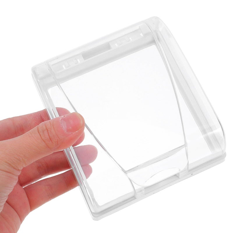 4Pcs White Plastic Waterproof Bathroom Outlet Cover Switch Guard Protection Box - Image 5