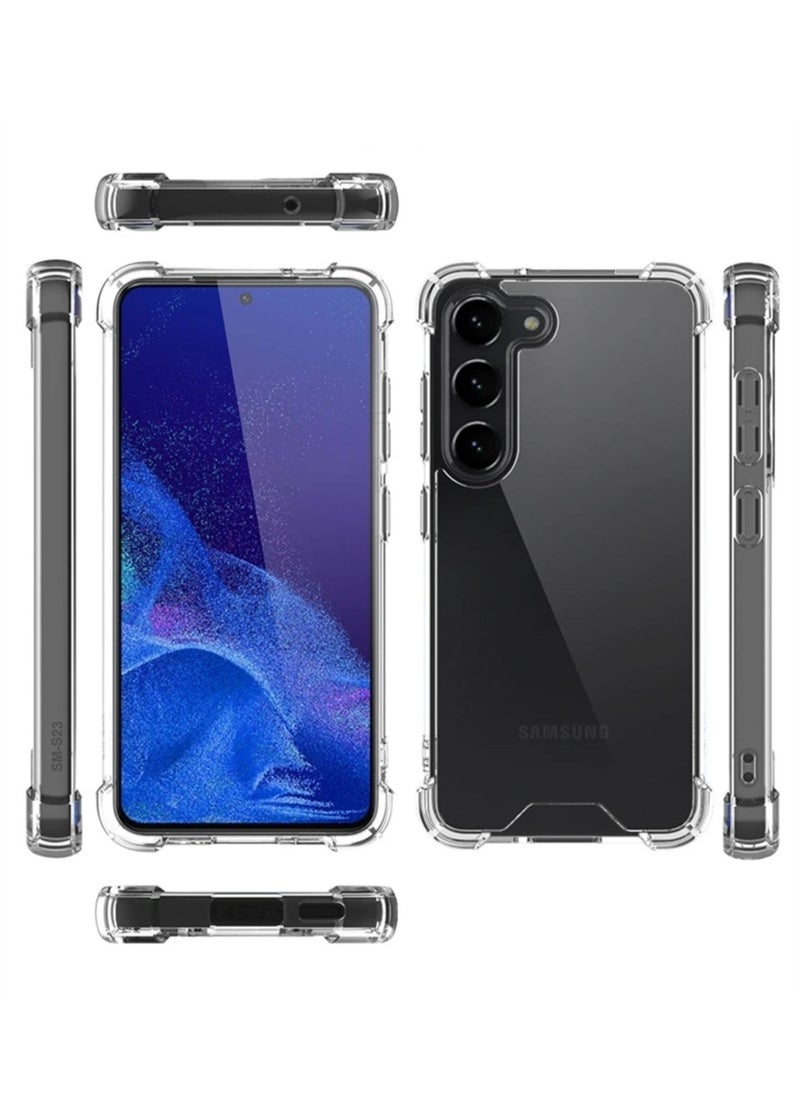 Raxoom TPU Case Samsung Galaxy S23 Plus Case Clear Ultra Crystal Thin Transparent Protective Back Cover Soft Flexible Bumper Hybrid Silicone Case Shock Absorption - Image 2