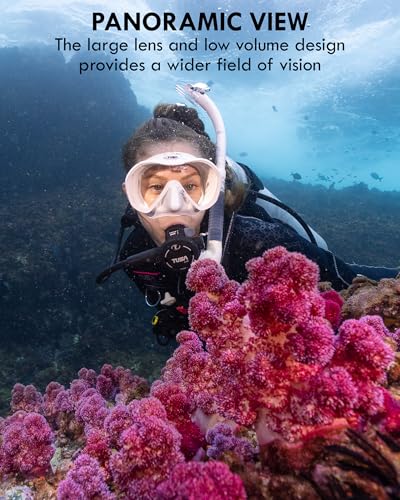 TUSA M-1010 Zensee Scuba Diving Mask, Black - Image 4