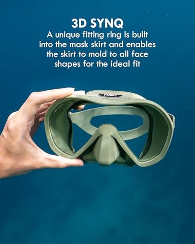 TUSA M-1010 Zensee Scuba Diving Mask, Black - Image 5