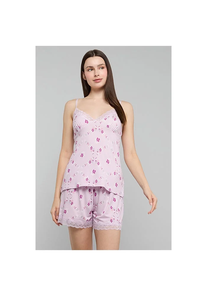 أر أند بي Printed Shorty Pyjama Set