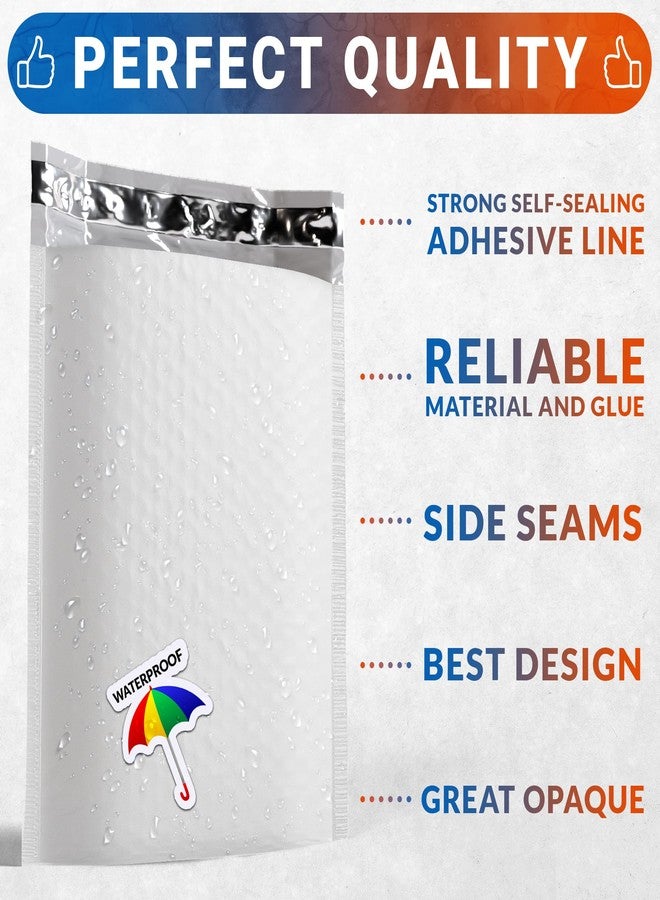 ABC PACK & SUPPLY White Gusseted Bubble Mailers, 11 x 13 x 4 Inch. Pack of 10 Expandable Envelopes. Padded Shipping Envelopes. Waterproof Bubble Bags for Shipping. Poly Bubble Mailers Self Seal - Image 3