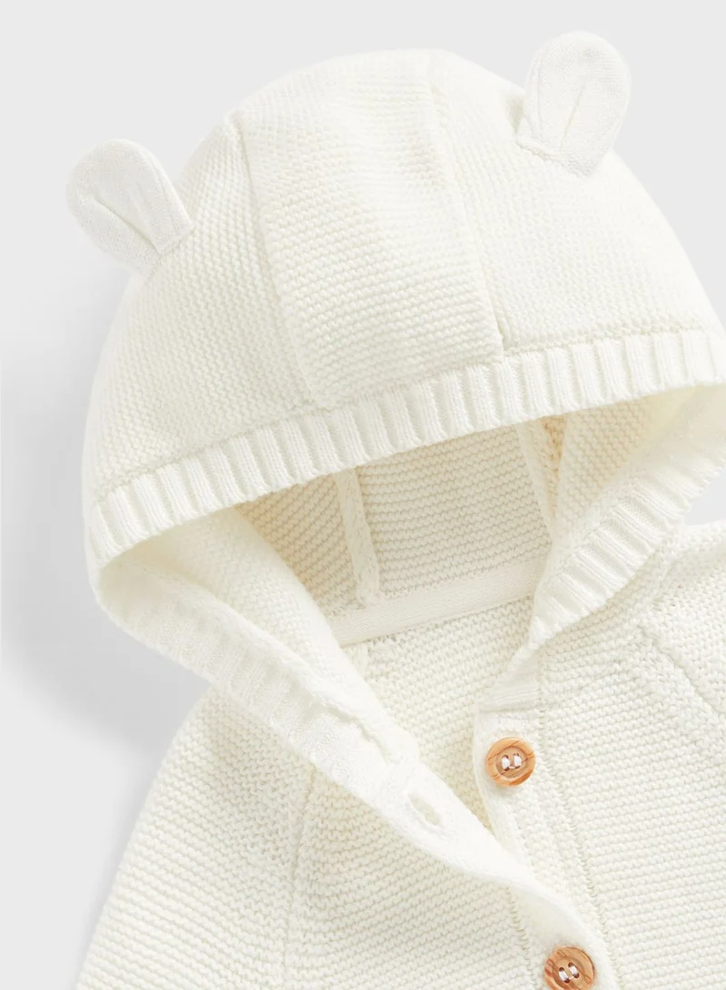mothercare Infant Knitted Hooded Cardigan