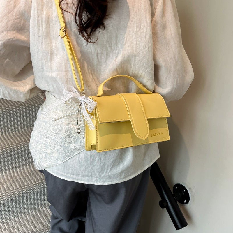 Trendy New Quality Stylish Versatile Handbag For Women Solid Color Simple Shoulder Crossbody Bag Casual Fashion - Image 5