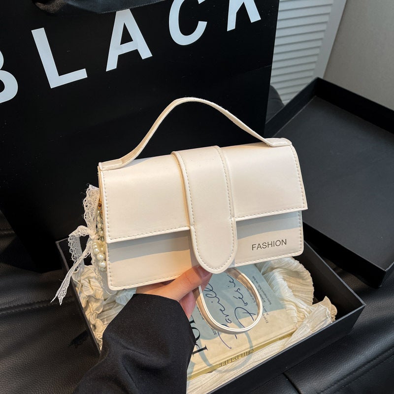 Trendy New Quality Stylish Versatile Handbag For Women Solid Color Simple Shoulder Crossbody Bag Casual Fashion - Image 2