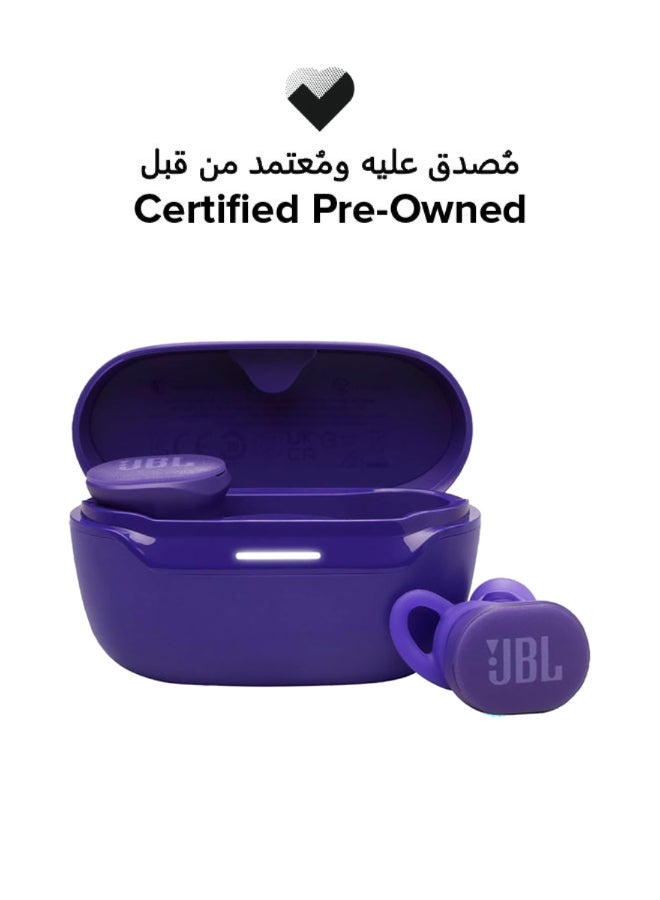JBL Certified Pre Owned - JBL Endurance Race 2 True Wireless Bluetooth Earbuds Purple - Image 1