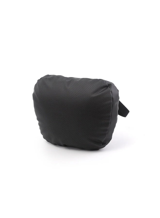 HPS Car Neck Pillow for Tesla Model 3/Y – Cotton & Leather Blend for Ultimate Comfort and Support - Image 1