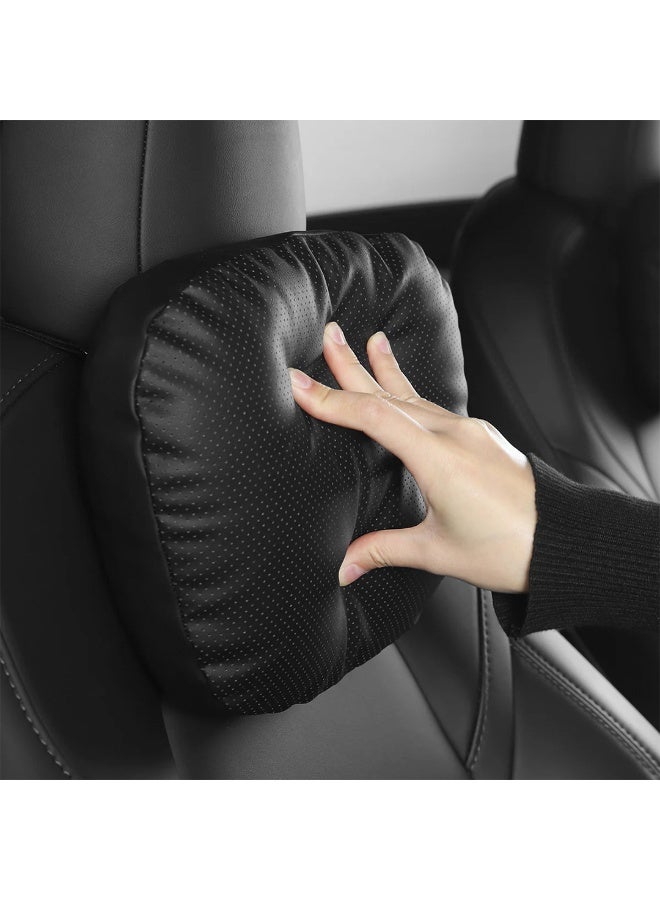 HPS Car Neck Pillow for Tesla Model 3/Y – Cotton & Leather Blend for Ultimate Comfort and Support - Image 2