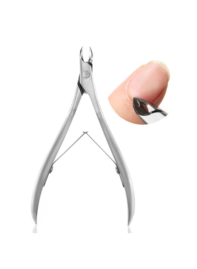 Cuticle Remover Cutter Stainless Steel Nipper Professional Sharp Fingernail Toenail Clipper Nail Scissors Dead Skin Remover Nail Care Tool For Manicure Pedicure Tools 1PC - Image 4