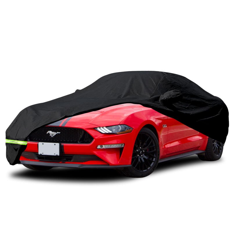 YIXIN Waterproof Car Covers for 19942021 Ford Mustang GTShelbyCobraBullittECOBOOST car Cover 190T Covers Suitable for 100 Waterproof and Windproof Belt and Double Door Zipper up to 192 L
