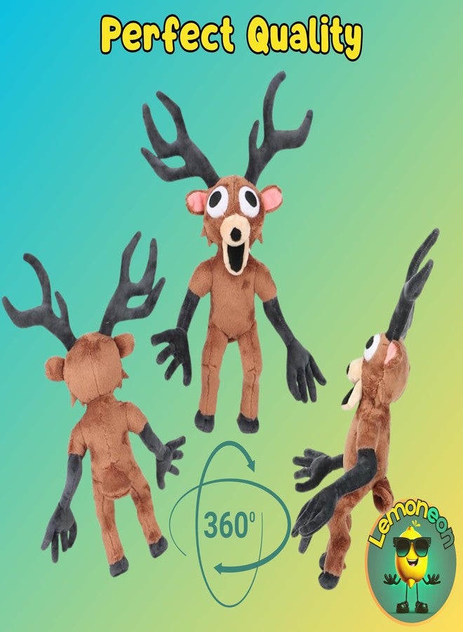 Lemoneon 15" Deer 99 Nights in the Forest Plush Toy Pillow for Video Game Fans and Halloween - Image 3