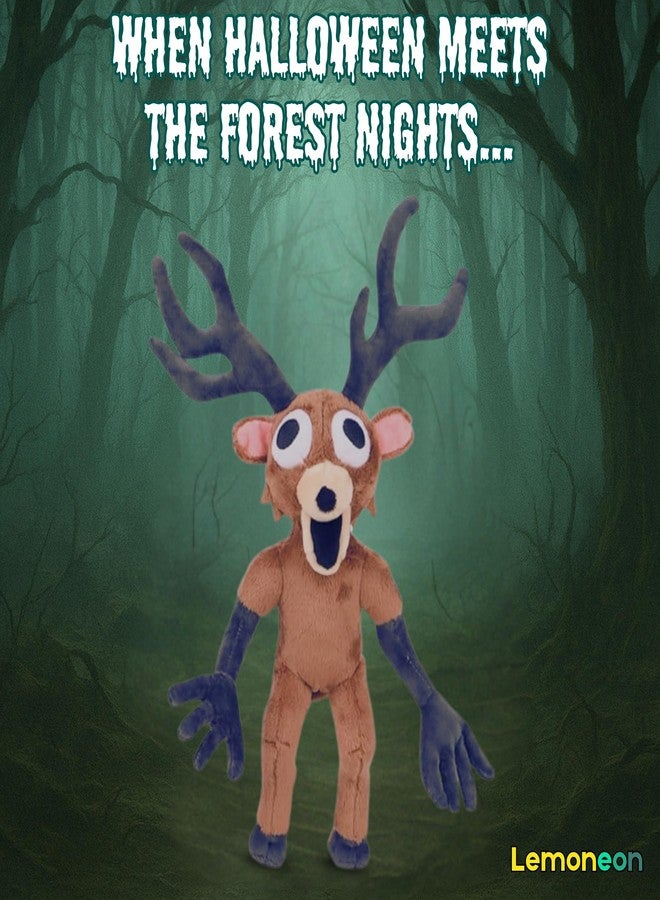 Lemoneon 15" Deer 99 Nights in the Forest Plush Toy Pillow for Video Game Fans and Halloween - Image 4