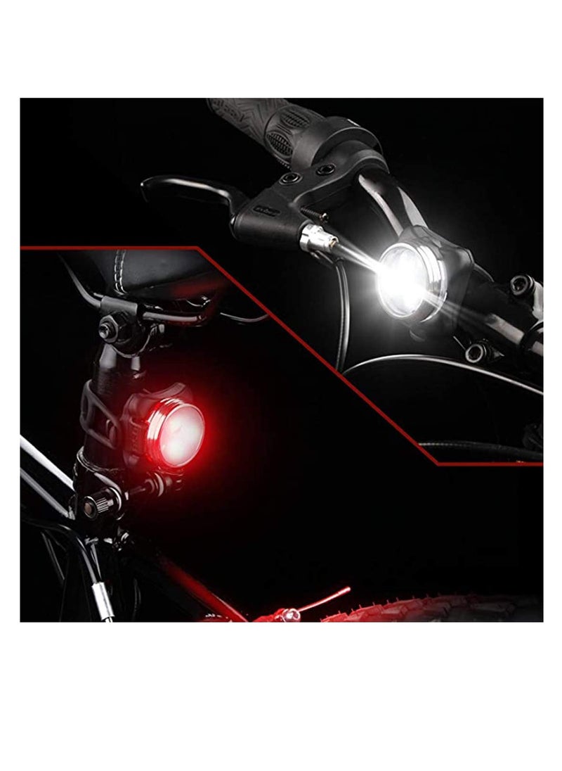 Excefore - USB Bike Light Set, Rechargeable Battery Super Bright Bicycle Light, Bike Lights Front and Back, Waterproof Rear Combinations LED Bicycle Lights Perfect for Bikes for Cycling,Outdoor - Image 1