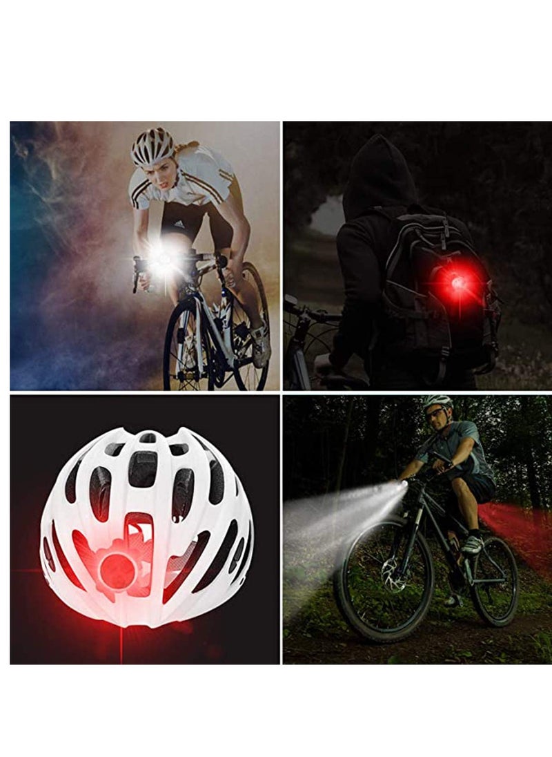 Excefore - USB Bike Light Set, Rechargeable Battery Super Bright Bicycle Light, Bike Lights Front and Back, Waterproof Rear Combinations LED Bicycle Lights Perfect for Bikes for Cycling,Outdoor - Image 1