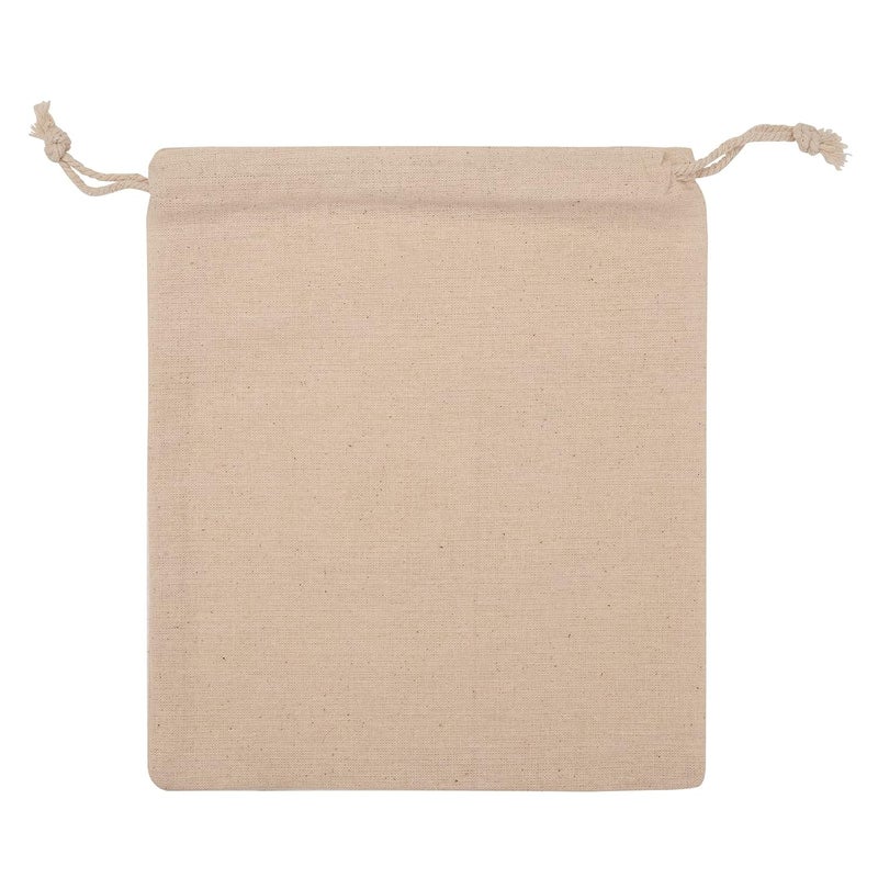 Dcluttr 100 cotton set of 12 fridge bag Reusable fridge storage bags for vegetables Eco friendly fabric vegetable storage bags for refrigerator Multipurpose drawstring bag S4pc M4pc L4pc - Image 3