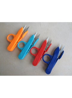Neutral Lot Of 12Pcs Random Color Sharp Point Quick Clip Lightweight Speed Cutting Scissor For Sewing (Random Color)  - Image 3