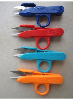 Neutral Lot Of 12Pcs Random Color Sharp Point Quick Clip Lightweight Speed Cutting Scissor For Sewing (Random Color)  - Image 2