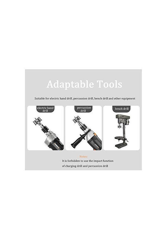 AQ AQSON منشار ثقوب AQSON 50 مم - قاطع مزود بطرف كربيد التنجستن للفولاذ المقاوم للصدأ والمعادن - Image 4