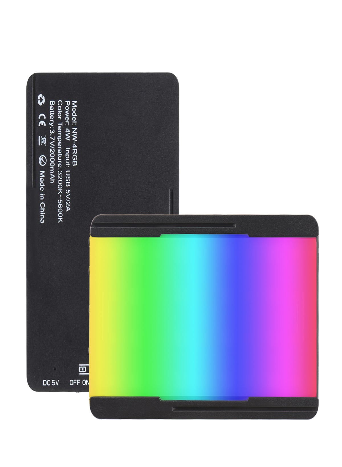 Generic NW-4 Portable Compact RGB LED Video Light Pocket Photography ...