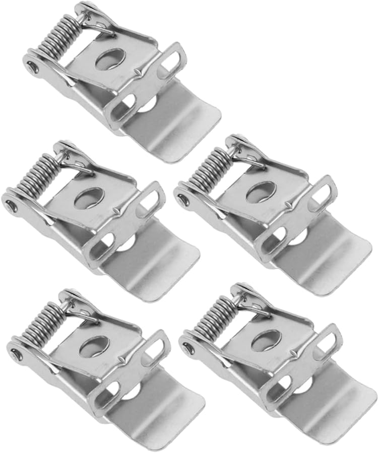 5 قطع مشابك زنبركية عالية الصلبة للإضاءة المخفية سهلة التركيب ملحقات مصابيح السقف - Image 2