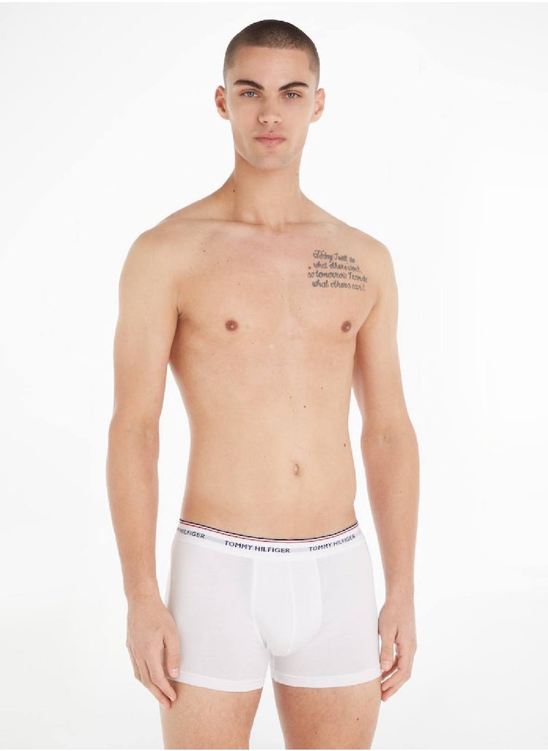 TOMMY HILFIGER Men's 3-Pack Premium Essential Trunks - Cotton, Multicolor  - Image 3