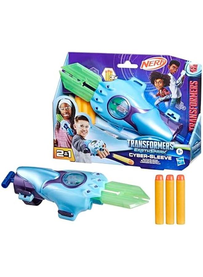 TRANSFORMERS Earthspark Cyber Sleeve Battle Blaster With 3 Nerf Darts And Cyber Sword Interactive Role Play Toys For Boys And Girls Ages 6 And Up - Image 2