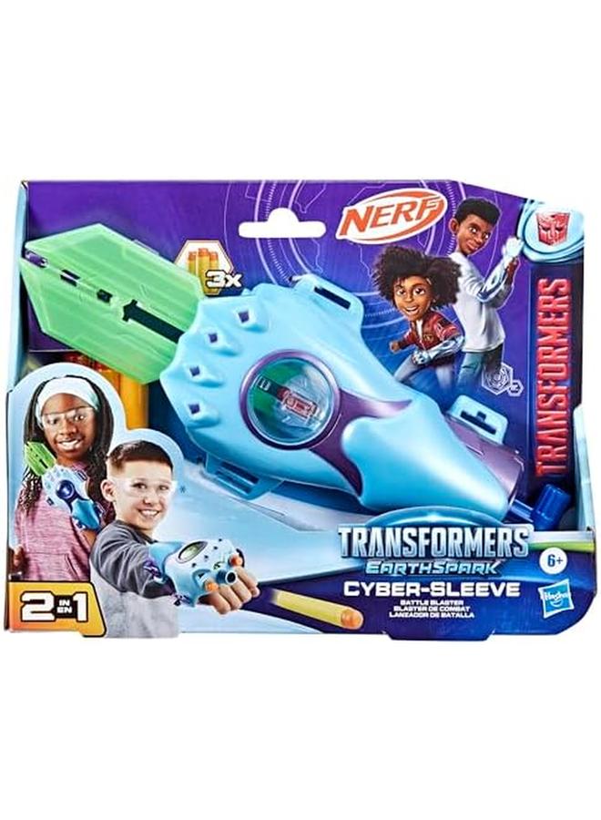 TRANSFORMERS Earthspark Cyber Sleeve Battle Blaster With 3 Nerf Darts And Cyber Sword Interactive Role Play Toys For Boys And Girls Ages 6 And Up - Image 3