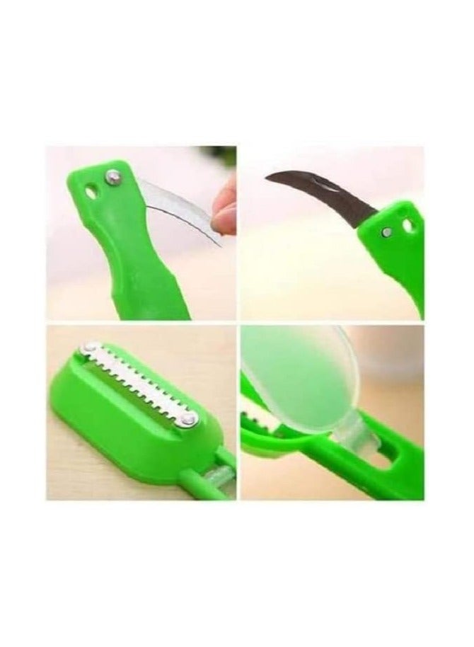 قشارة سمك من الستانلس ستيل أخضر  - Image 2