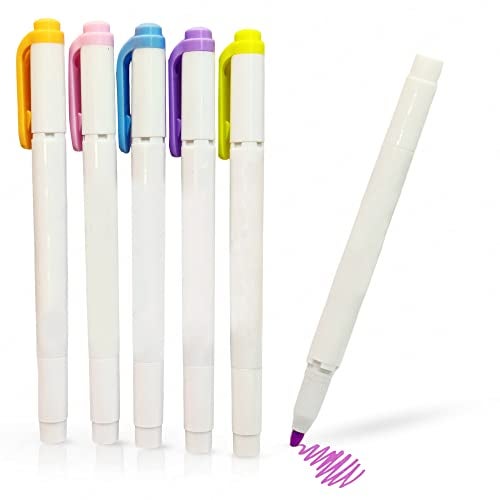 FunBlast Twin Tip Highlighters - 5 Pcs Aesthetic Highlighters Pastel, Highlighter for Book marking, Line Markers Pens, Kawaii Stationery for School & Office - Image 1