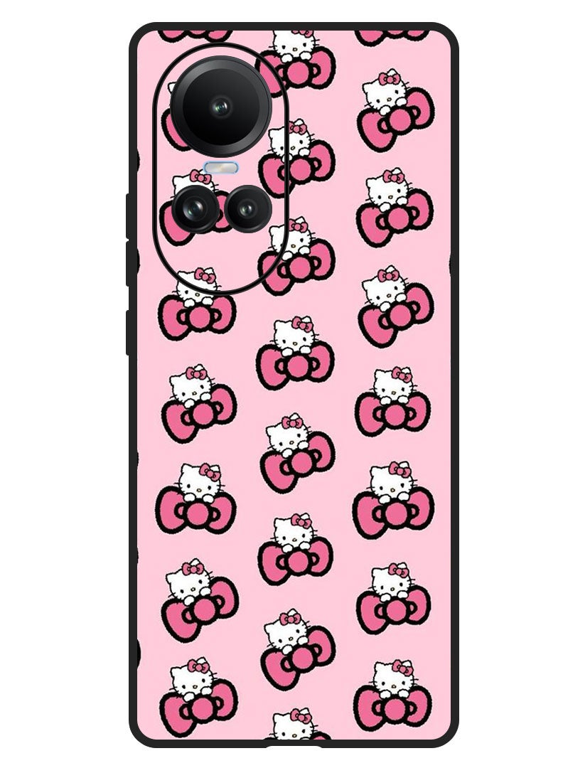 Theodor Protective Case Anti Scratch Shock Proof Bumper Cover For Oppo Reno 10/10 Pro Hello Kitty (2) - Image 1