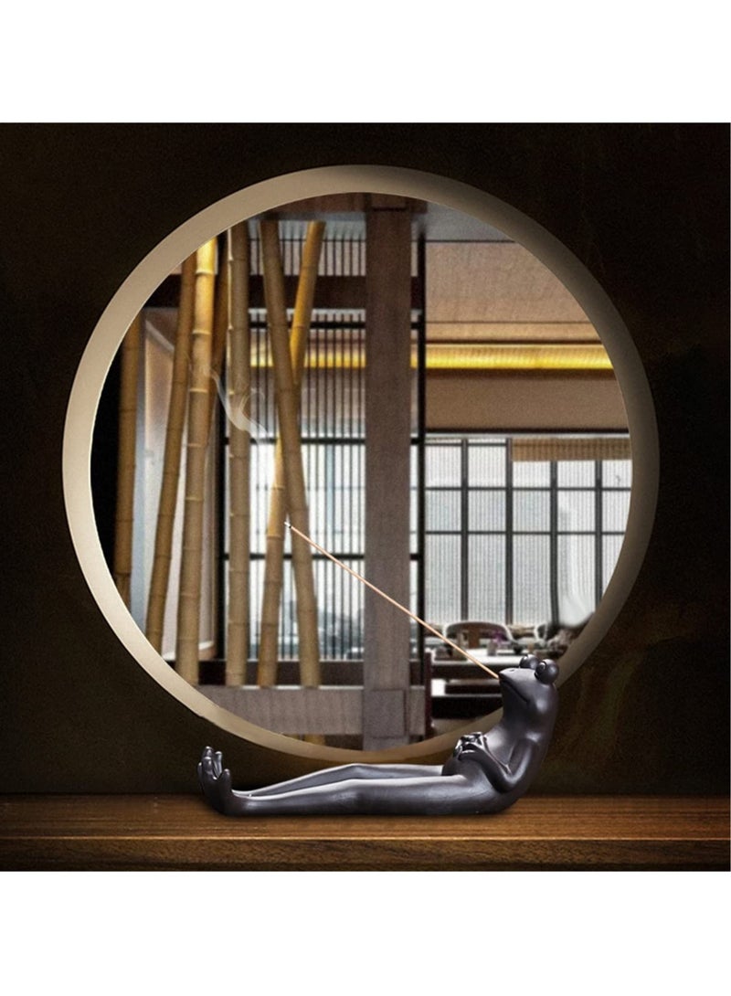 حامل أعواد البخور على شكل ضفدع - حامل بخور مع 45 عصا بخور من خشب الصندل - Image 4