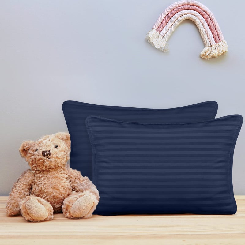Utopia Bedding Toddler Pillow (Navy  2 Pack)  13x18 Pillows for Sleeping  Soft and Breathable Cotton Blend Shell  Small Kids Pillow Perfect for Toddler Bed and Travel (Intended for Age 2 and up) - Image 5