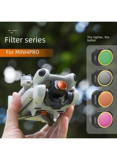 Generic Sunnylife Mini 4 Pro Filter Adjustable CPL Light-reducing Mirror ND256 Polarizer ND64/PL Accessories-Color:ND8  - Image 2
