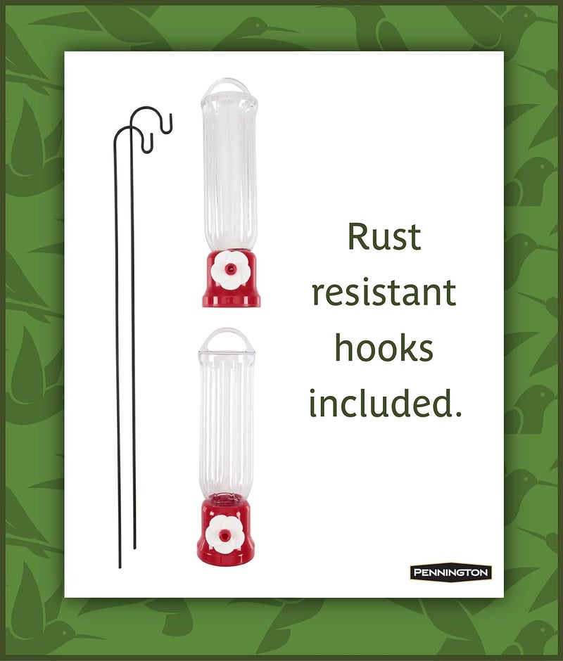 Pennington 100504340 Hummingbird Feeder Planter, Red - Image 4