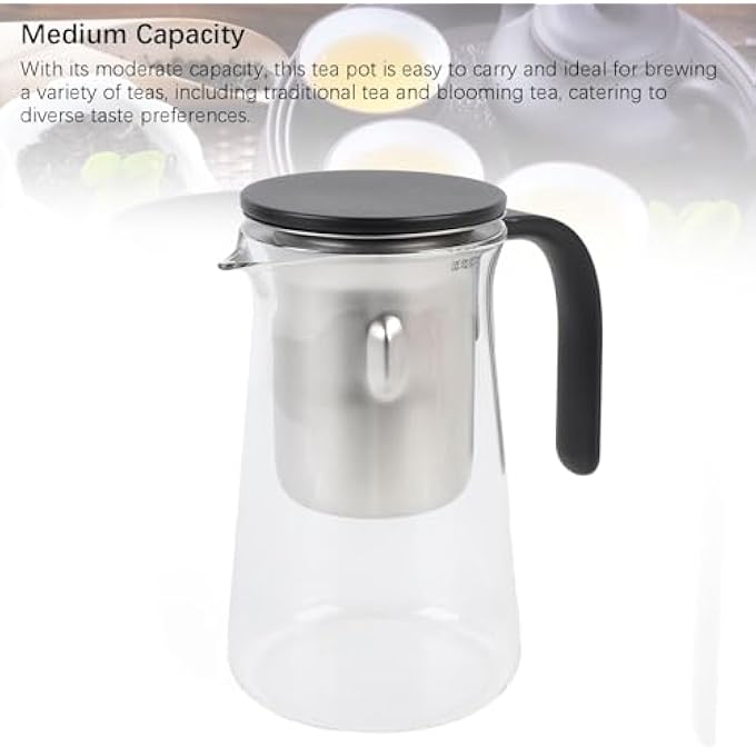 Jiawu Press The Teapot In Control Glass For Tea In Bloom The Characteristic Of Separation Of Magnetic Water The Loss Proof Spout The Comfortable Handle The House And The Office - Image 4