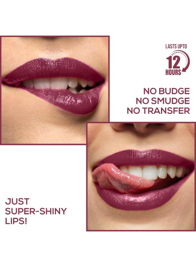 رينيه أحمر شفاه سائل مقاوم للتلف من ريني جلوس ستاي - فرانشيسكا، 3.5 مل، تركيبة غنية ومكثفة، لون غني، لمسة نهائية لامعة للغاية، مقاوم للماء والتلطخ، يدوم حتى 12 ساعة، غني بفيتاميني هـ وسي. - Image 5