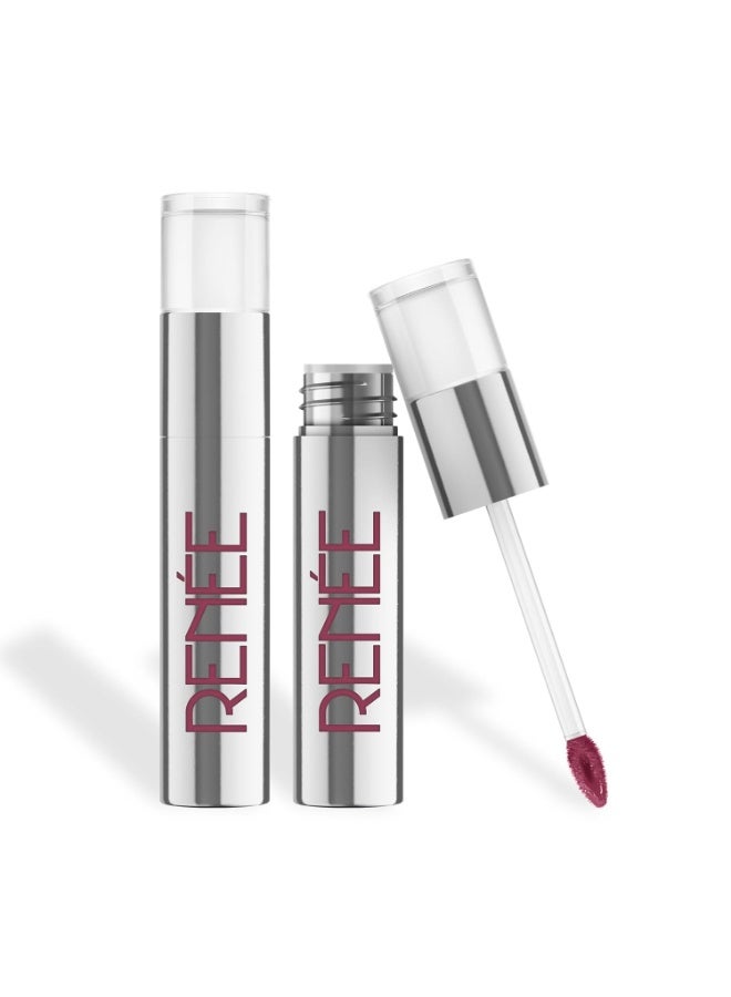 رينيه أحمر شفاه سائل مقاوم للتلف من ريني جلوس ستاي - فرانشيسكا، 3.5 مل، تركيبة غنية ومكثفة، لون غني، لمسة نهائية لامعة للغاية، مقاوم للماء والتلطخ، يدوم حتى 12 ساعة، غني بفيتاميني هـ وسي. - Image 3